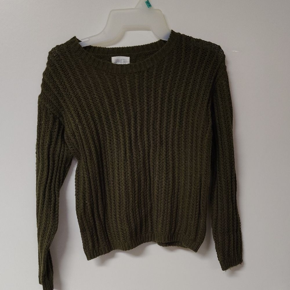 Olive Green Women's Sweater
